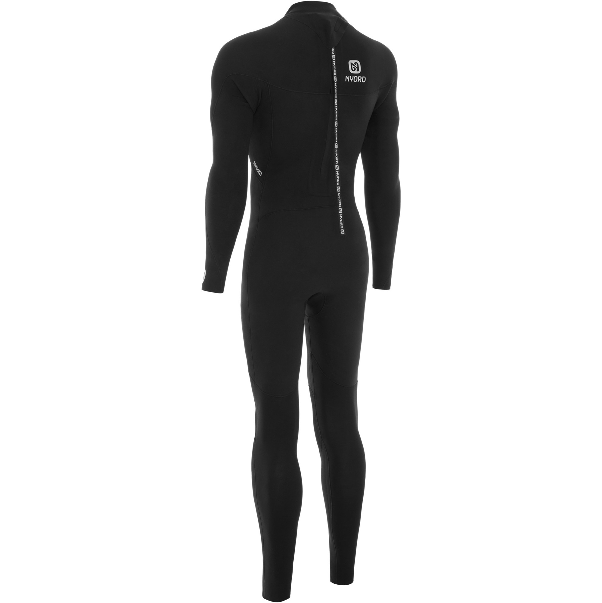 2025 Nyord Männer Furno 3/2mm Rückenreißverschluss Gbs Neoprenanzug FBM32001 - Black